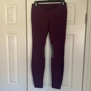 Patagonia purple with grey accents running tight , size small